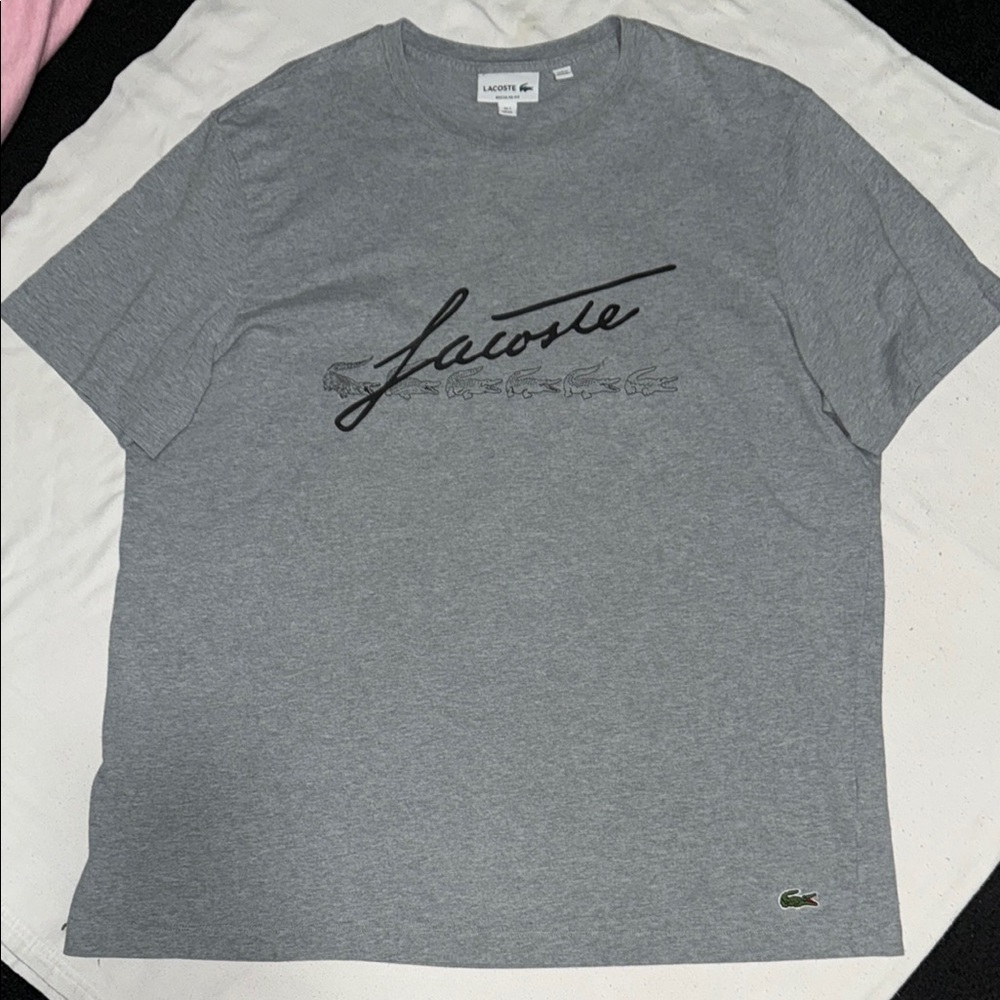 Lacoste Men's Gray T-Shirt